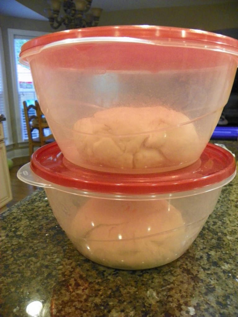 pizza dough rise