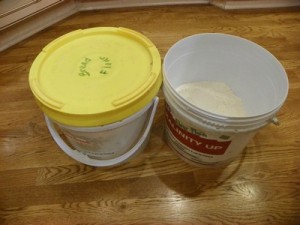 Make Pizza flour containers